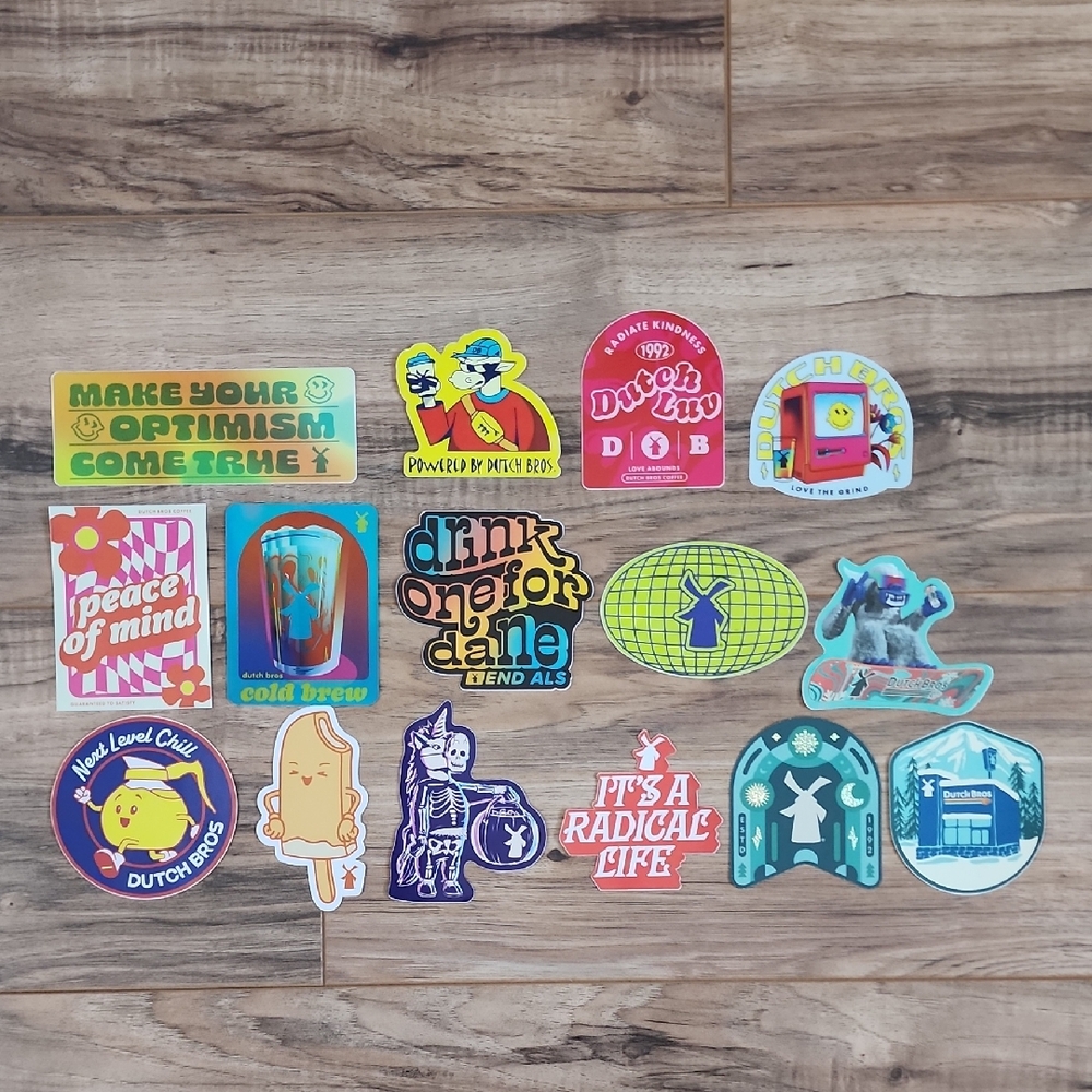 Dutch Bros 2022 Sticker Set - Picture 2 of 3